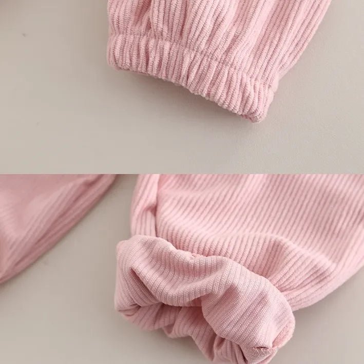 Kadife Askılı Tulum ve Pamuklu Gömlek İkili Çocuk Seti - MAKKA