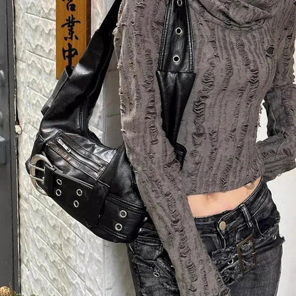 Kadın Omuz Çantası Kemer Detaylı Şık - MAKKA