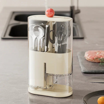 Kaldırılabilir Çubuk Tutucu Büyük Kapasiteli Toz Geçirmez Mutfak Düzenleyici - MAKKA