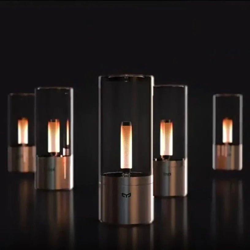 Kandil LED Mum Lamba – Ayarlanabilir Ambiyans Işığı USB TYPE - C Şarjlı - MAKKA