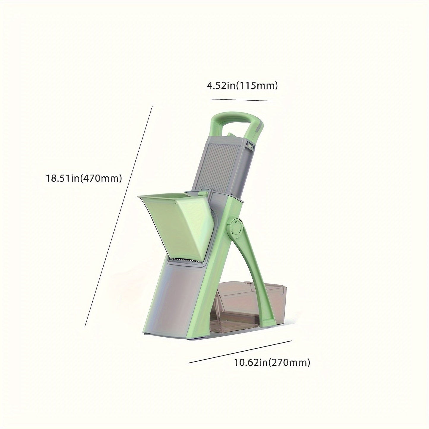 Katlanabilir Ayarlı Bıçaklı Çok Fonksiyonlu Sebze Meyve Dilimleyici Set - MAKKA