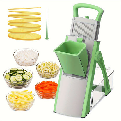 Katlanabilir Ayarlı Bıçaklı Çok Fonksiyonlu Sebze Meyve Dilimleyici Set - MAKKA