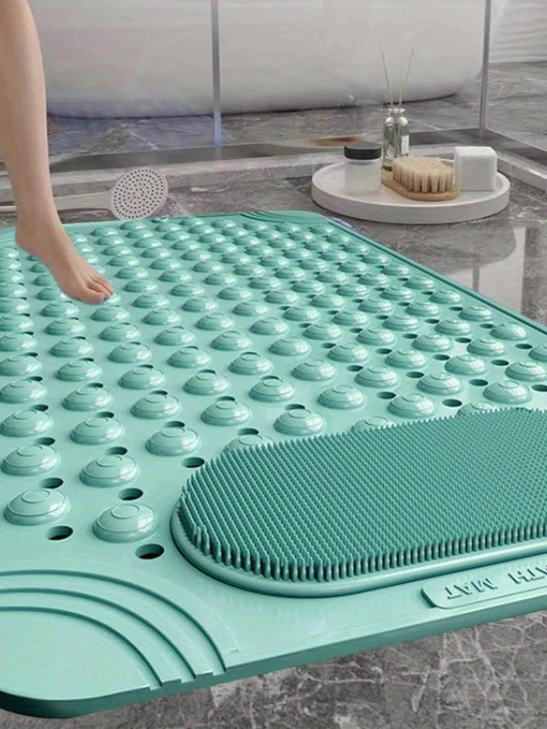 Kaydırmaz Masaj Banyo Paspası Otel Duş Halısı Tuvalet Halısı - MAKKA