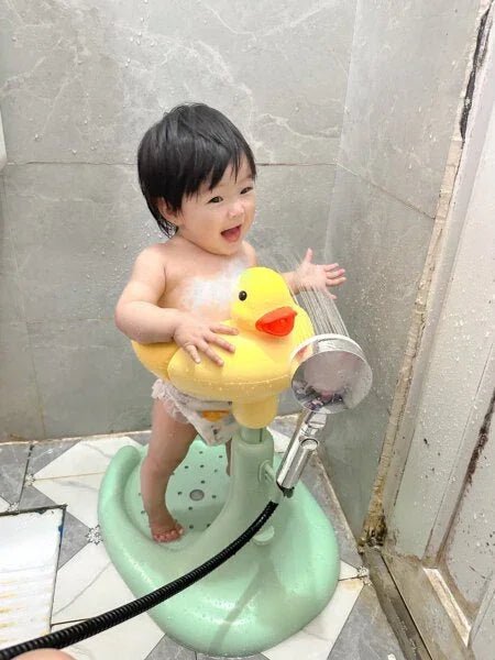 Kaymaz Tabanlı Ayarlanabilir Çocuk Banyo Aparatı Hafif Taşınabilir Güvenlik - MAKKA