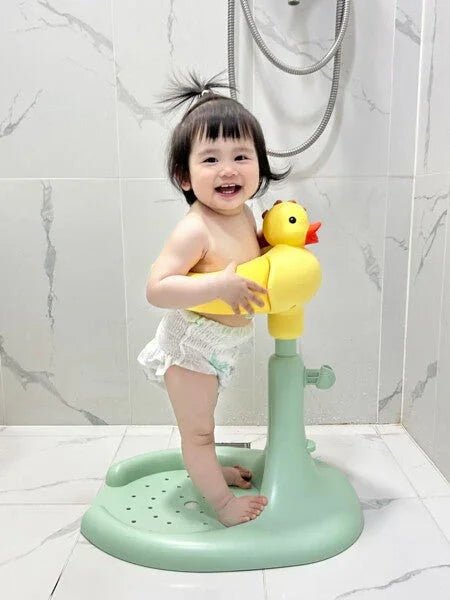 Kaymaz Tabanlı Ayarlanabilir Çocuk Banyo Aparatı Hafif Taşınabilir Güvenlik - MAKKA