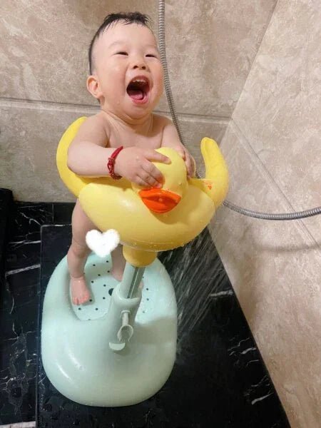 Kaymaz Tabanlı Ayarlanabilir Çocuk Banyo Aparatı Hafif Taşınabilir Güvenlik - MAKKA