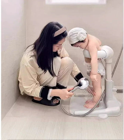 Kaymaz Tabanlı Ayarlanabilir Çocuk Banyo Aparatı Hafif Taşınabilir Güvenlik - MAKKA