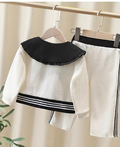 Kırık Beyaz Kız Çocuk Pamuklu Alt Üst Takım 2 - 7 Yaş - MAKKA