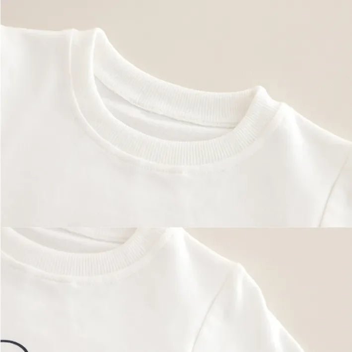 Kız Çocuk Tavşan Desenli Hırkalı Kot Pantolon 1 - 5 Yaş Takımı - MAKKA