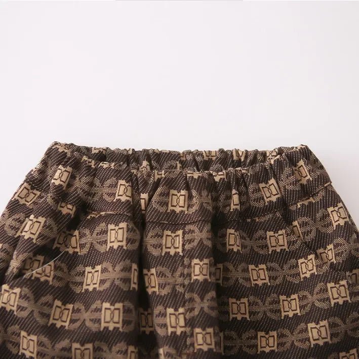 Kravatlı Erkek Çocuk 3 Parça Takım Şık Rahat Özel Gün - MAKKA