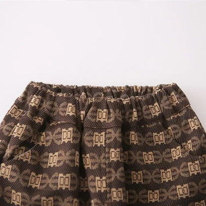 Kravatlı Erkek Çocuk 3 Parça Takım Şık Rahat Özel Gün - MAKKA