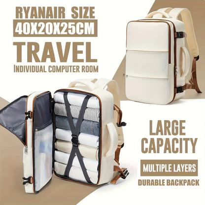 LK 40x20x25 cm Kabin Sırt Çantası Su Geçirmez Hafif 36 - 55L - MAKKA