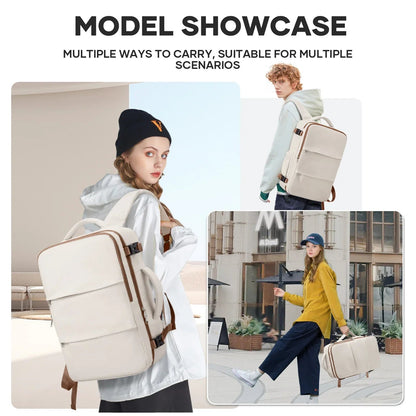 LK 40x20x25 cm Kabin Sırt Çantası Su Geçirmez Hafif 36 - 55L - MAKKA