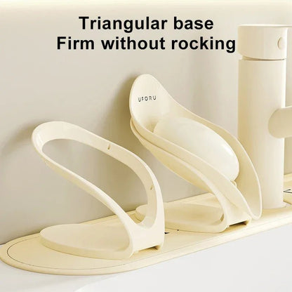 Lüks Kapaklı Plastik Sabun Kutusu Banyo Tezgahı Düzenleyici - MAKKA