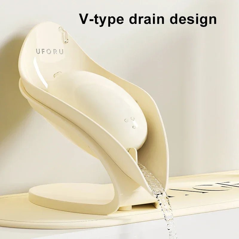 Lüks Kapaklı Plastik Sabun Kutusu Banyo Tezgahı Düzenleyici - MAKKA