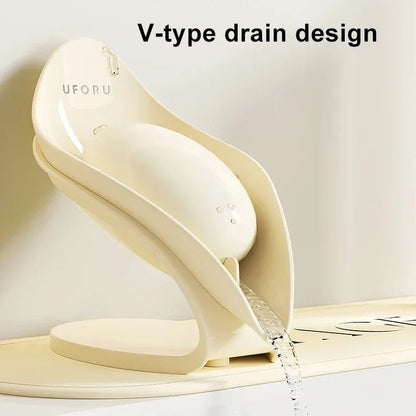 Lüks Kapaklı Plastik Sabun Kutusu Banyo Tezgahı Düzenleyici - MAKKA