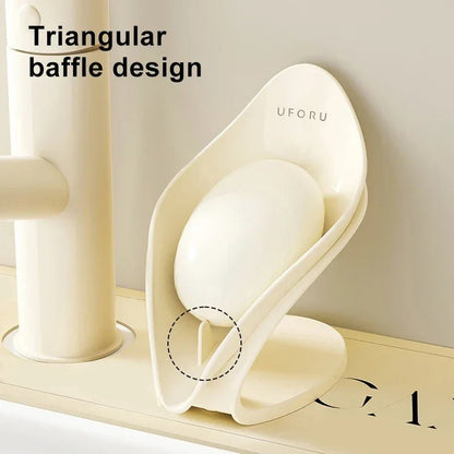 Lüks Kapaklı Plastik Sabun Kutusu Banyo Tezgahı Düzenleyici - MAKKA