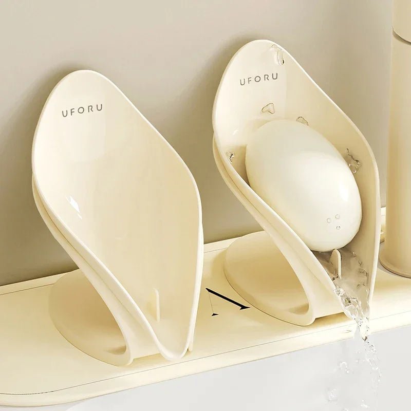 Lüks Kapaklı Plastik Sabun Kutusu Banyo Tezgahı Düzenleyici - MAKKA