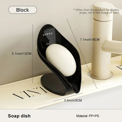 Lüks Kapaklı Plastik Sabun Kutusu Banyo Tezgahı Düzenleyici - MAKKA