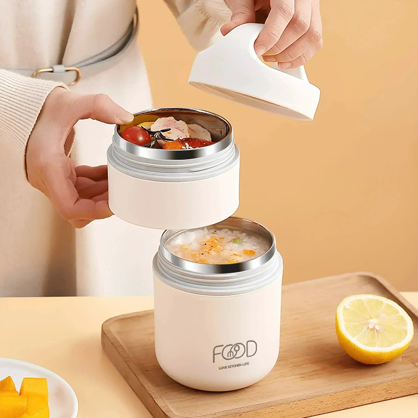 Lunch Box Fast Serisi Çelik Yemek Termosu - MAKKA
