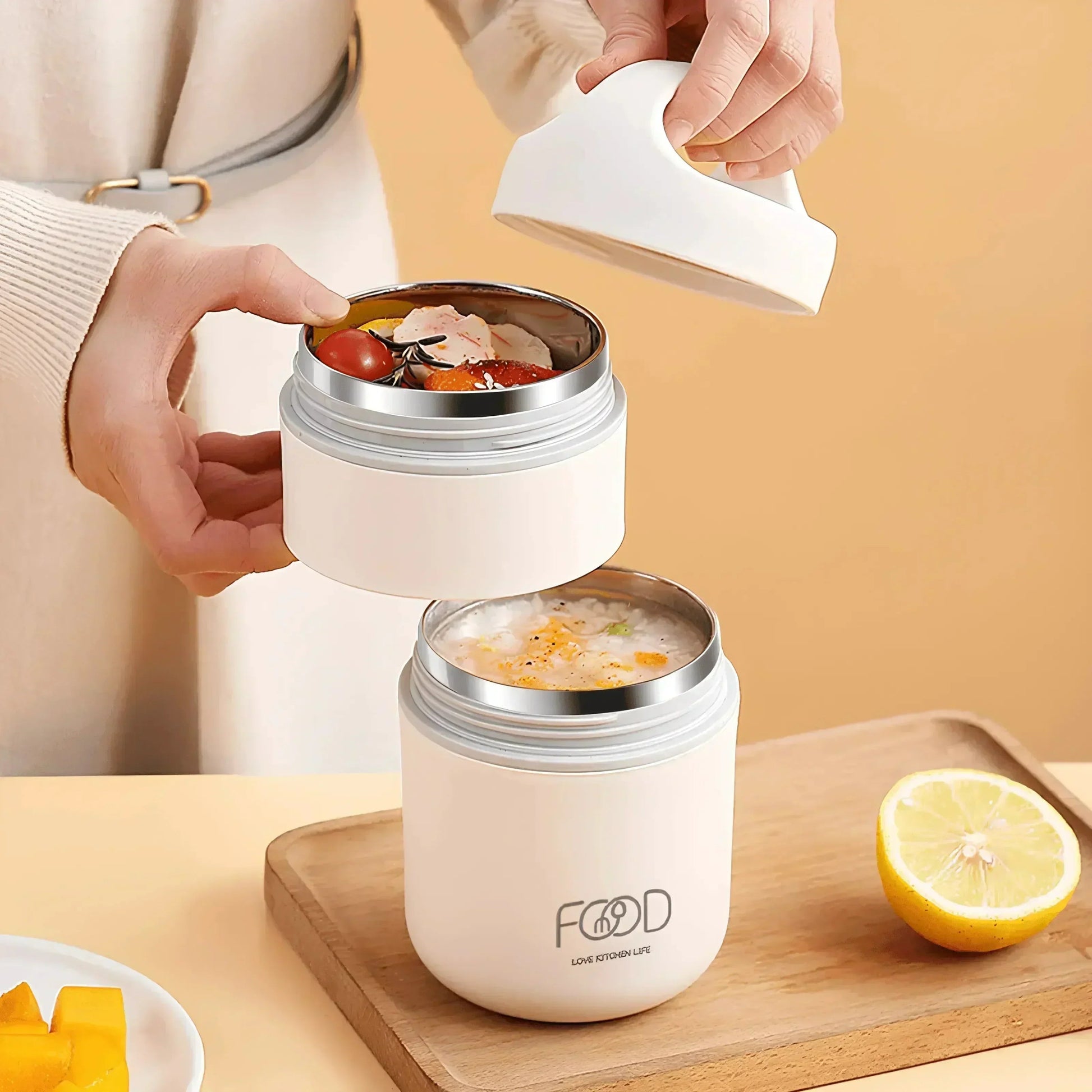 Lunch Box Fast Serisi Çelik Yemek Termosu - MAKKA