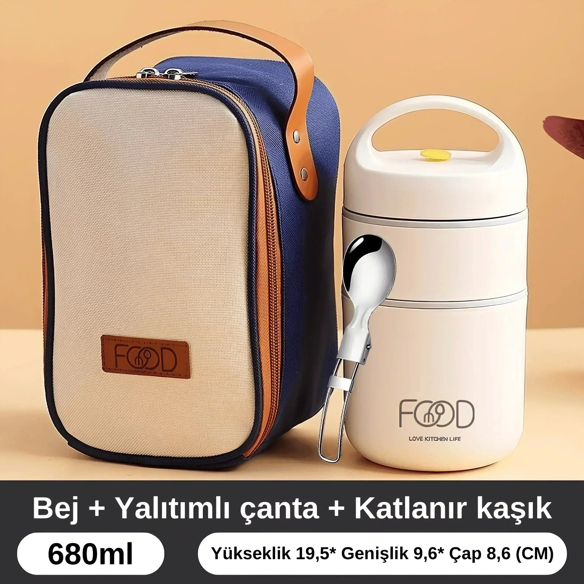 Lunch Box Fast Serisi Çelik Yemek Termosu - MAKKA
