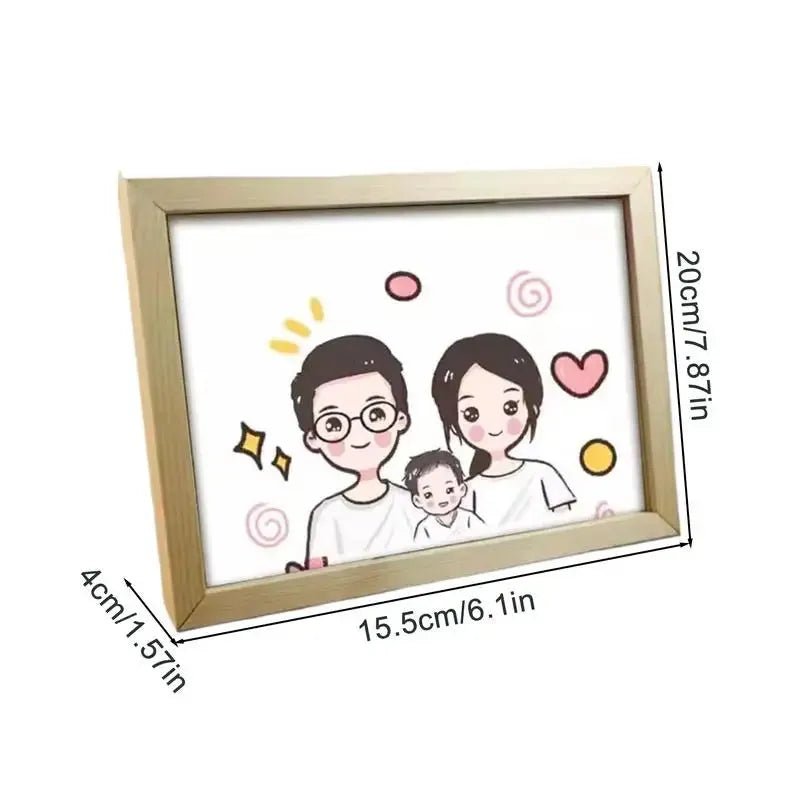 Manyetik Ahşap Sanat Çerçevesi - MAKKA