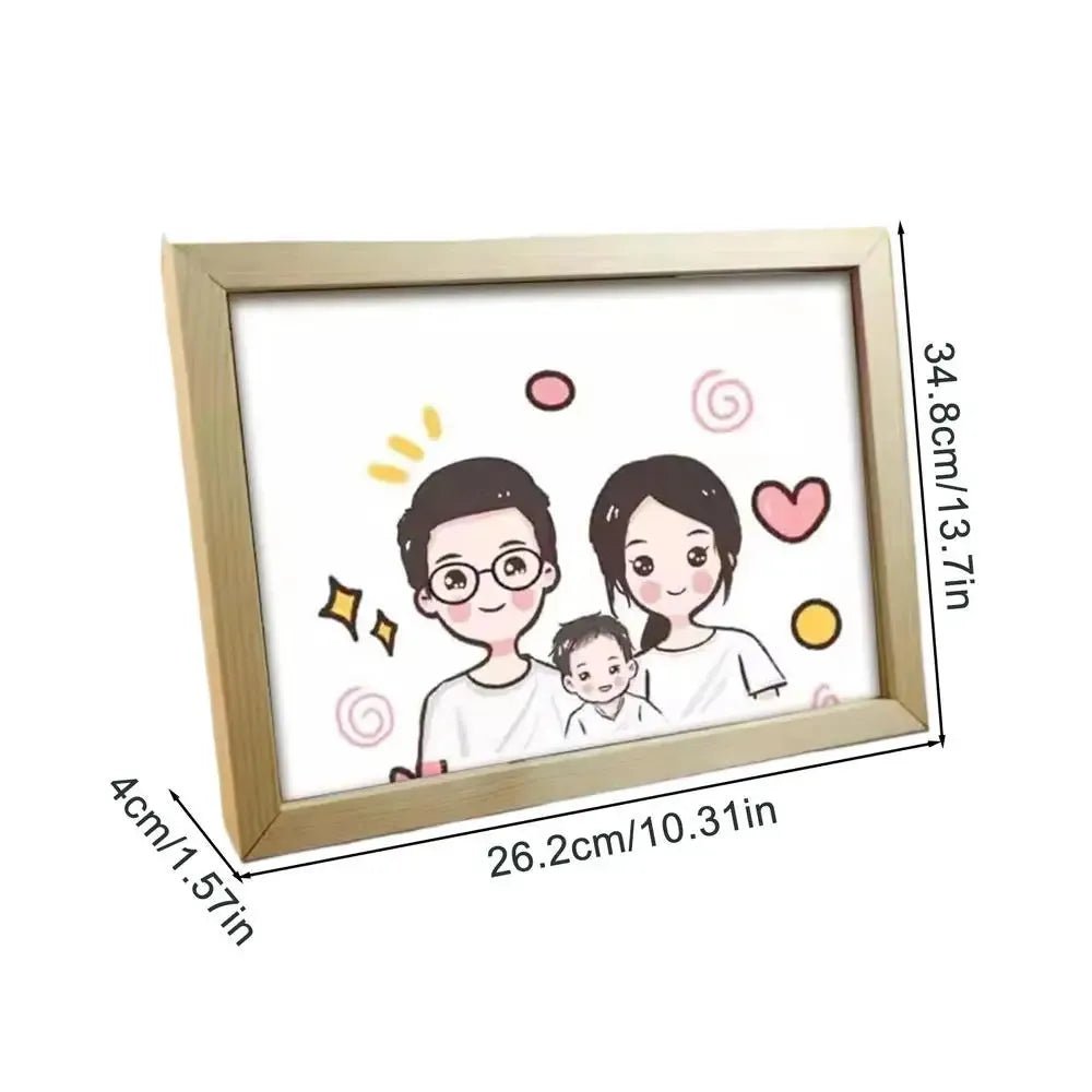 Manyetik Ahşap Sanat Çerçevesi - MAKKA