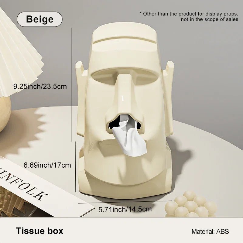 Masaüstü Gözlük ve Kulaklık Organizeri Çok Bölmeli Peçete Kutusu - MAKKA