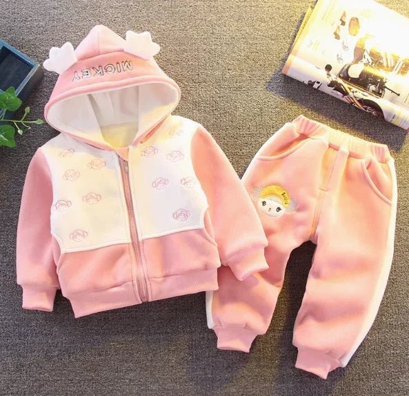 Mickey Mouse Pembe Kız Çocuk Alt Üst Takım Rahat Esnek - MAKKA