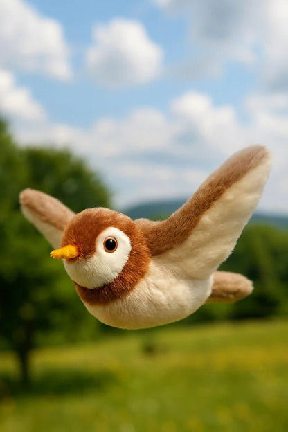 Miko Şarjlı Hareket Sensörlü Kuş Sesli Peluş Kedi Oyuncağı - MAKKA