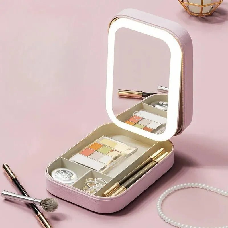 Minimal Led Işıklı Makyaj Çantası - MAKKA