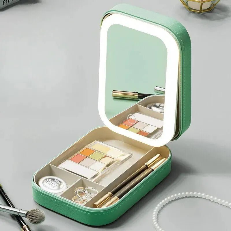 Minimal Led Işıklı Makyaj Çantası - MAKKA