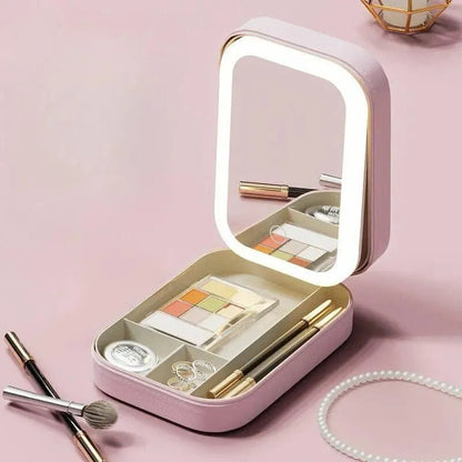 Minimal Led Işıklı Makyaj Çantası - MAKKA