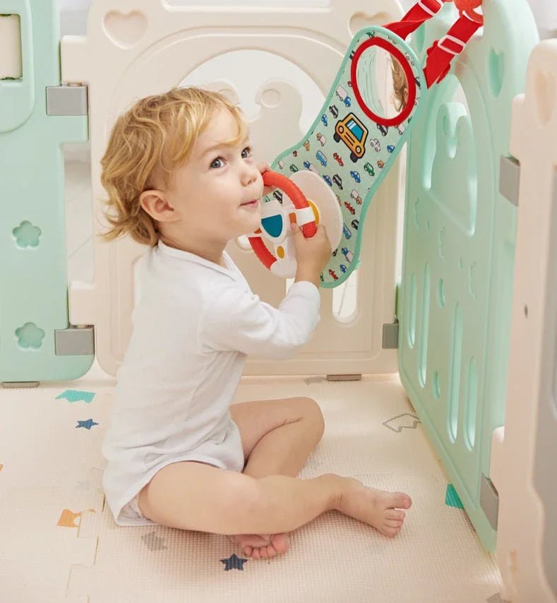 Montessori Ahşap Araba Koltuğu Oyuncağı - Eğitici Duyusal Motor Becerileri - MAKKA