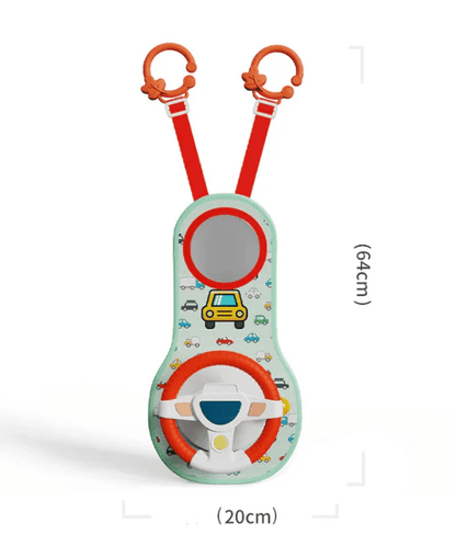 Montessori Ahşap Araba Koltuğu Oyuncağı - Eğitici Duyusal Motor Becerileri - MAKKA