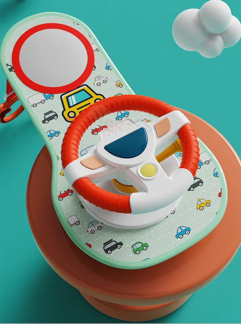 Montessori Ahşap Araba Koltuğu Oyuncağı - Eğitici Duyusal Motor Becerileri - MAKKA