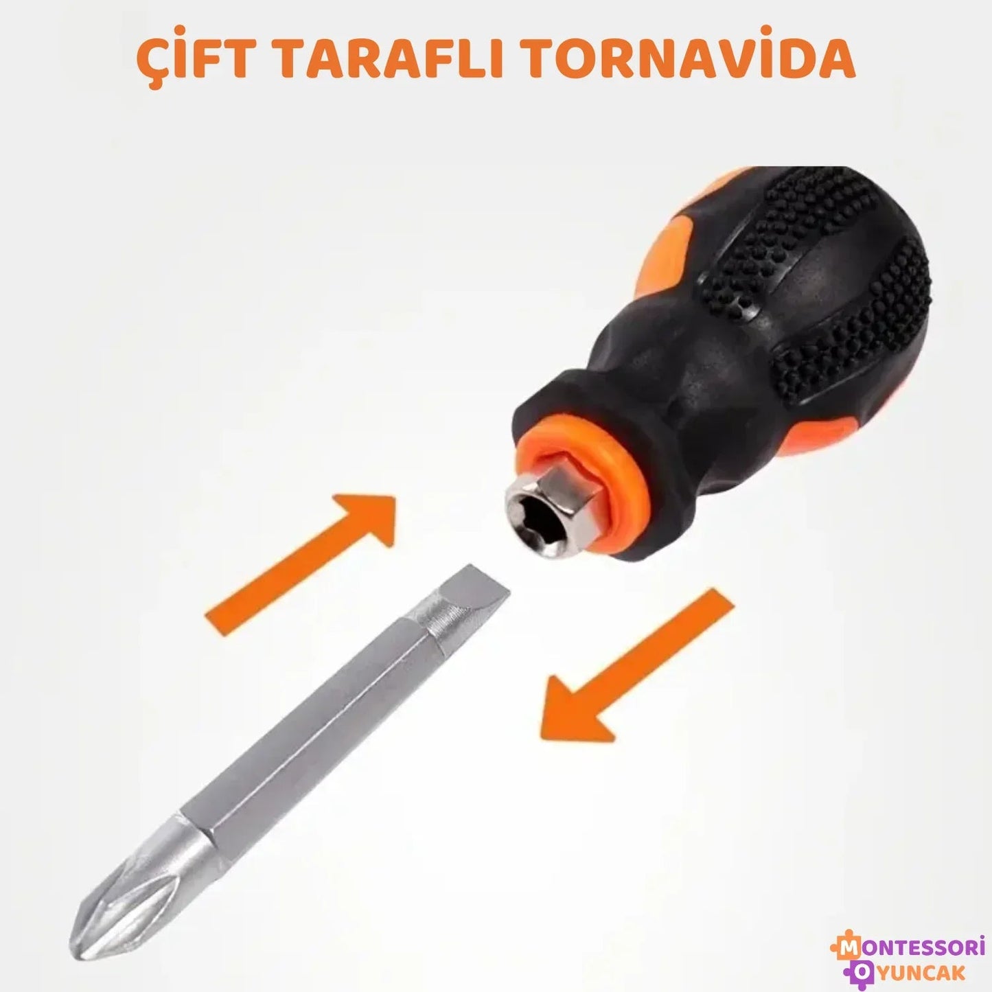 Montessori Ahşap Araba Tamir Seti Eğitici Rol Yapma Oyuncağı - MAKKA