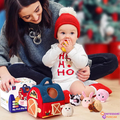 Montessori Ahşap İlk Çiftliğim Eğitici Rol Yapma Oyuncak Seti - MAKKA