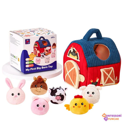 Montessori Ahşap İlk Çiftliğim Eğitici Rol Yapma Oyuncak Seti - MAKKA