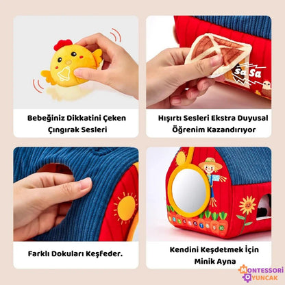 Montessori Ahşap İlk Çiftliğim Eğitici Rol Yapma Oyuncak Seti - MAKKA