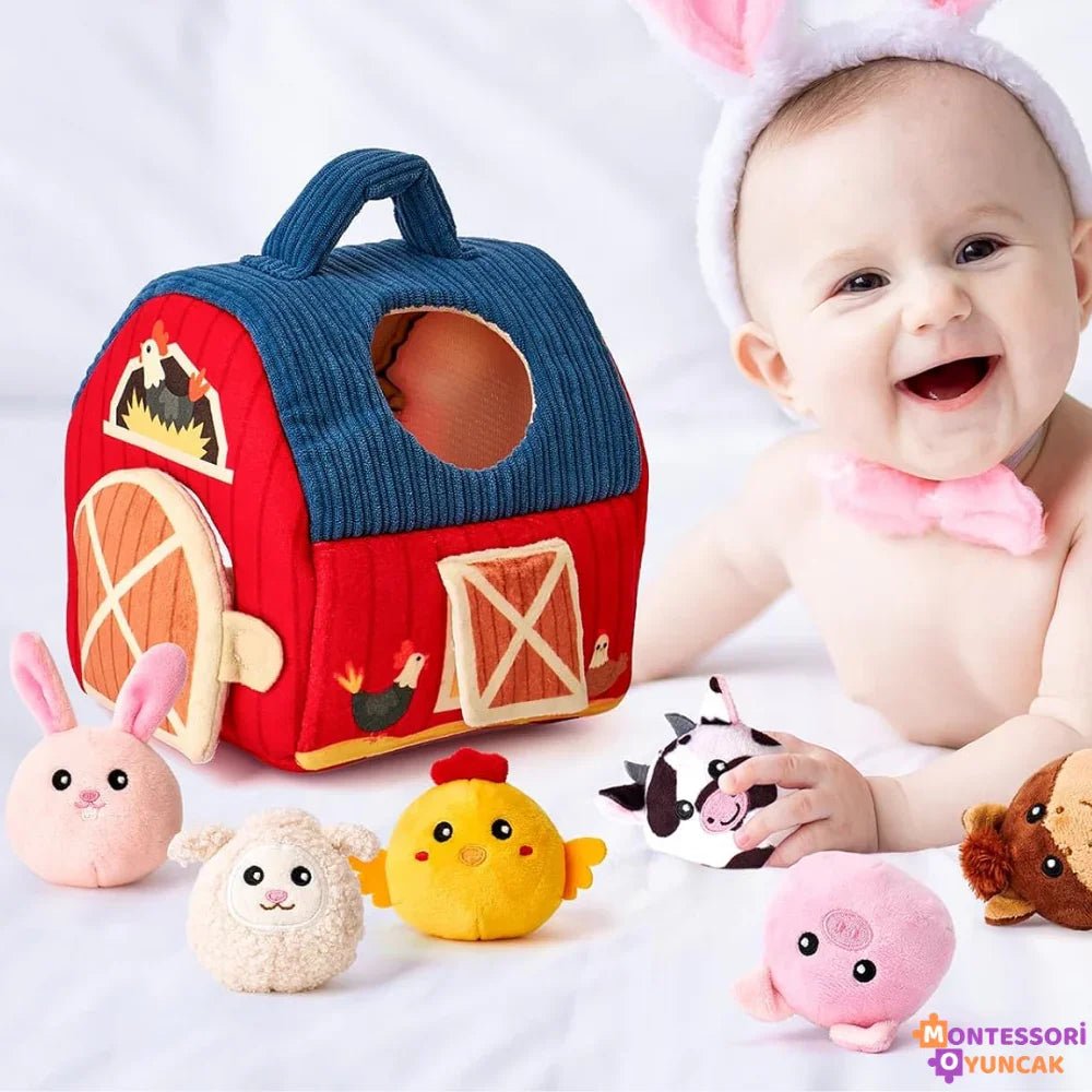 Montessori Ahşap İlk Çiftliğim Eğitici Rol Yapma Oyuncak Seti - MAKKA