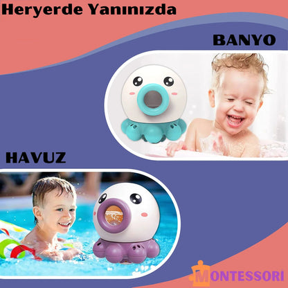 Montessori Ahtapot Banyo Musluğu Kapak Çocuk Güvenli Su Akışı - MAKKA