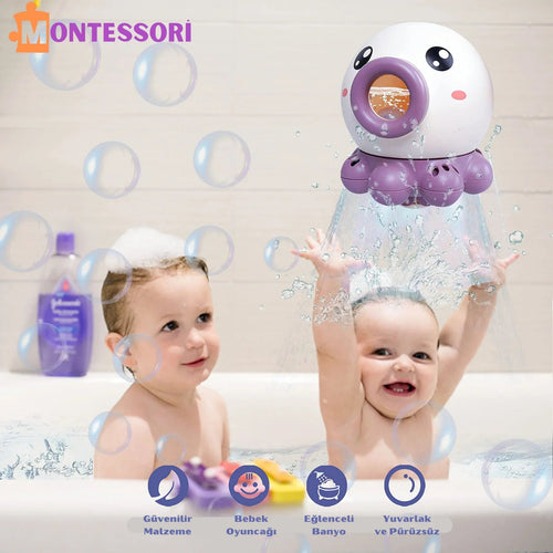 Montessori Ahtapot Banyo Musluğu Kapak Çocuk Güvenli Su Akışı - MAKKA