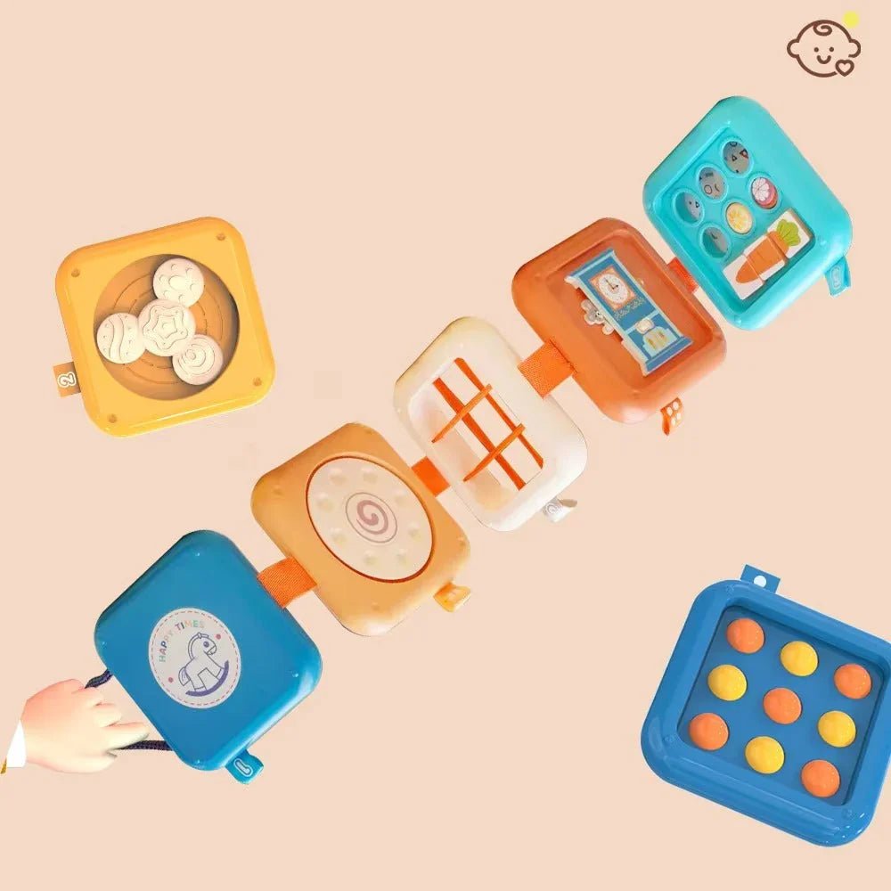 Montessori Aktivite Küpü Eğitici Duyu Motor Becerileri Oyuncağı - MAKKA