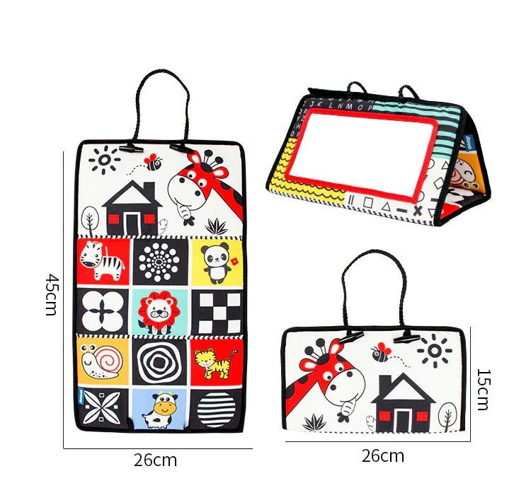 Montessori Bebek Tummy Time Oyun Halısı Eğitici Aktivite Oyuncağı - MAKKA