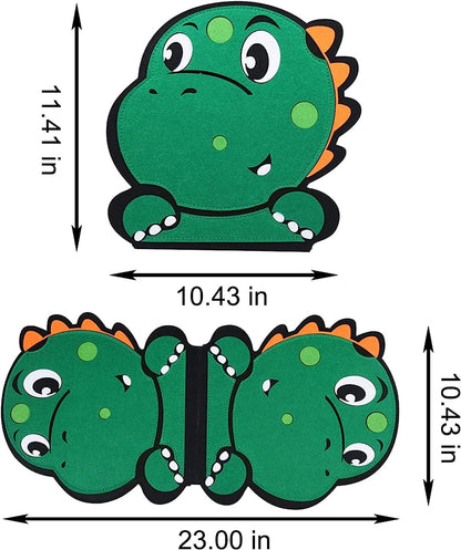 Montessori Dino Keçe Aktivite Kitabı Oyuncak Eğitici Oyun - MAKKA