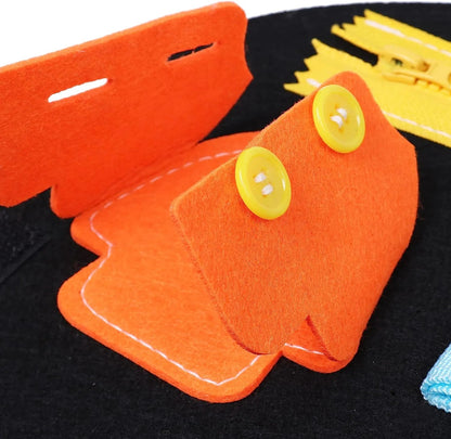 Montessori Dino Keçe Aktivite Kitabı Oyuncak Eğitici Oyun - MAKKA