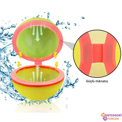 Montessori Doldurulabilir Su Balonu 12'li Kolay Doldurma Eğlencesi - MAKKA