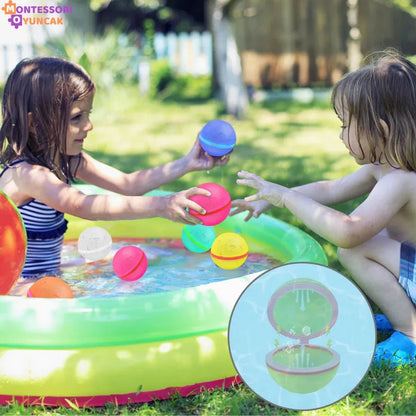 Montessori Doldurulabilir Su Balonu 12'li Kolay Doldurma Eğlencesi - MAKKA